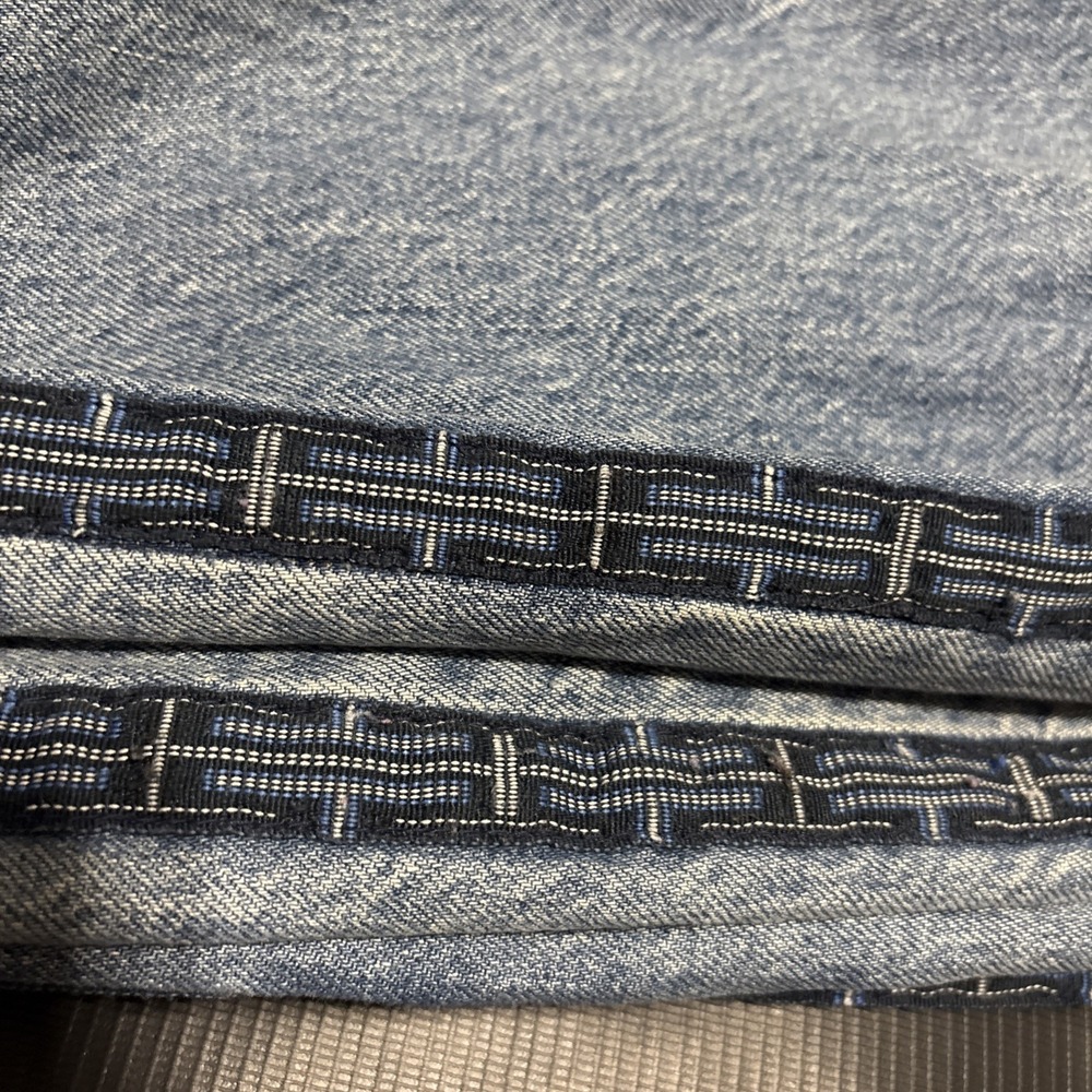 NWT Levi's Big E Draft Taper Mid Rise Cropped Jeans Premium denim Y2K Sz 30 Boho - Picture 7 of 7